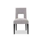 Venice Ash Grey Chenille Fabric Dining Chair by Liang & Eimil
