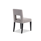 Venice Ash Grey Chenille Fabric Dining Chair by Liang & Eimil