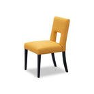 Venice Mustard Linen Fabric Dining Chair by Liang & Eimil