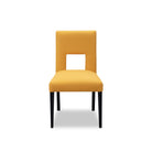Venice Mustard Linen Fabric Dining Chair by Liang & Eimil