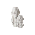 Waven Vase Large - White 3D Printed Ceramic by Liang & Eimil