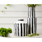 Weston Vase I - Black & White Ceramic by Liang & Eimil
