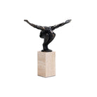 Wings of Freedom Dark Bronze & Beige Sculpture by Liang & Eimil