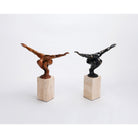 Wings of Freedom Dark Bronze & Beige Sculpture by Liang & Eimil