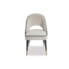 Yves Boucle Sand Fabric Dining Chair (set of 2) by Liang & Eimil