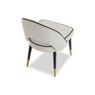 Yves Boucle Sand Fabric Dining Chair (set of 2) by Liang & Eimil