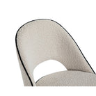 Yves Boucle Sand Fabric Dining Chair (set of 2) by Liang & Eimil