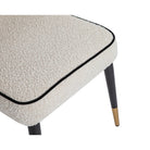 Yves Boucle Sand Fabric Dining Chair (set of 2) by Liang & Eimil
