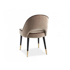 Yves Gainsborough Tobacco Velvet Dining Chair (set of 2) by Liang & Eimil