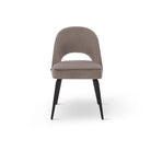 Yves Megan Mink Fabric Dining Chair Crib 5 (set of 2) by Liang & Eimil