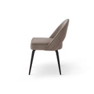 Yves Megan Mink Fabric Dining Chair Crib 5 (set of 2) by Liang & Eimil