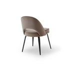 Yves Megan Mink Fabric Dining Chair Crib 5 (set of 2) by Liang & Eimil