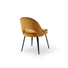 Yves Megan Mustard Fabric Dining Chair (set of 2) by Liang & Eimil