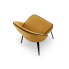 Yves Megan Mustard Fabric Dining Chair (set of 2) by Liang & Eimil