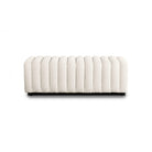 Kalum Boucle Sand Fabric Bench Seat by Liang & Eimil