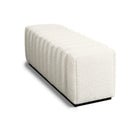 Kalum Boucle Sand Fabric Bench Seat by Liang & Eimil