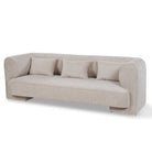 Mitho Bennet Taupe Chenille Fabric Sofa by Liang & Eimil