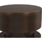 Gascon Dark Bronze Side Table by Liang & Eimil
