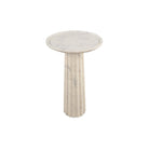 Romano White Marble Side Table by Liang & Eimil