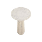Romano White Marble Side Table by Liang & Eimil