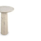 Romano White Marble Side Table by Liang & Eimil