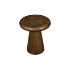 Cotto Textured Antique Brass Side Table by Liang & Eimil