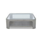 Espiga Silver Black & Glass Coffee Table by Liang & Eimil