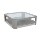 Espiga Silver Black & Glass Coffee Table by Liang & Eimil