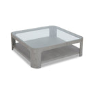 Espiga Silver Black & Glass Coffee Table by Liang & Eimil