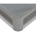 Espiga Silver Black & Glass Coffee Table by Liang & Eimil