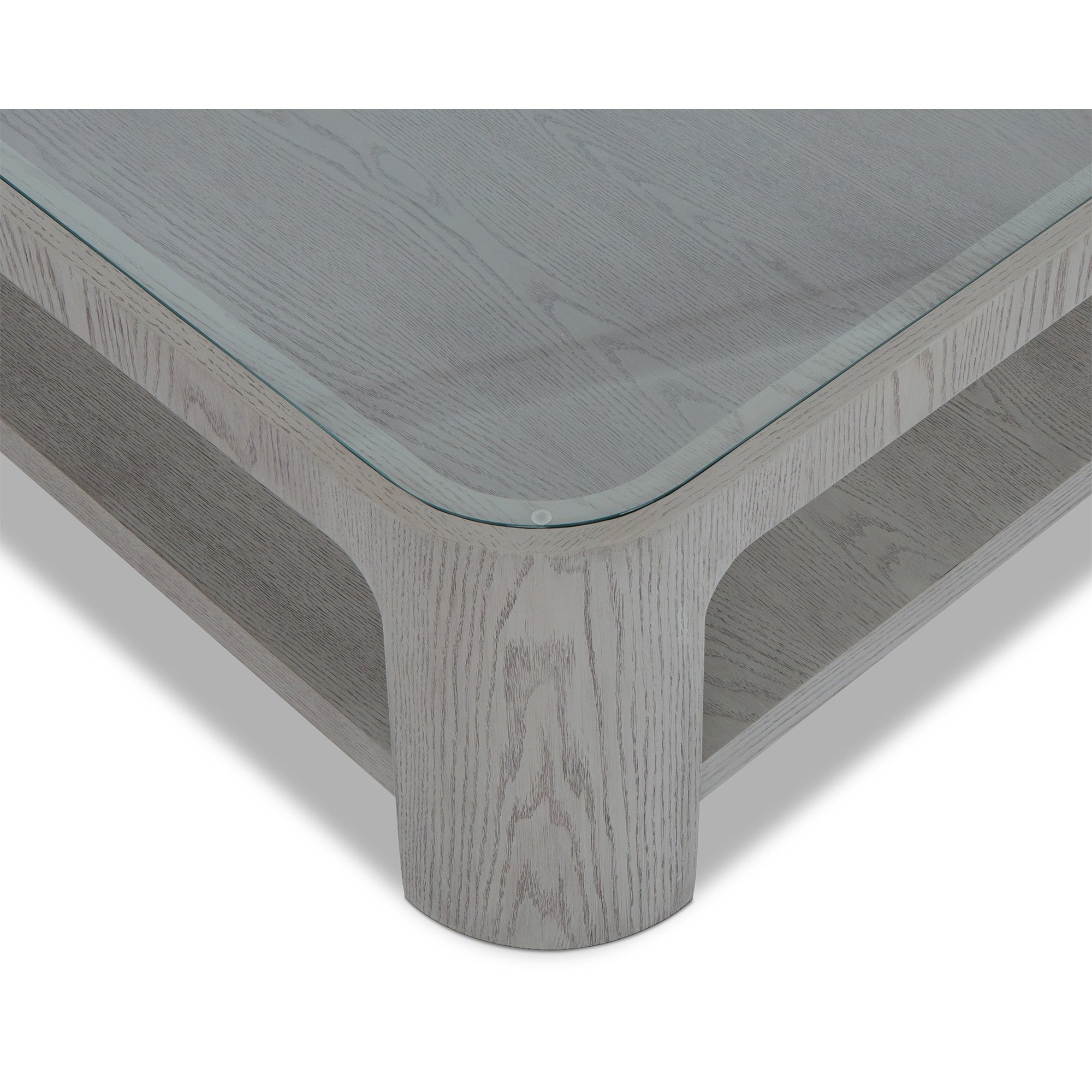 Espiga Silver Black & Glass Coffee Table by Liang & Eimil
