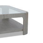 Espiga Silver Black & Glass Coffee Table by Liang & Eimil