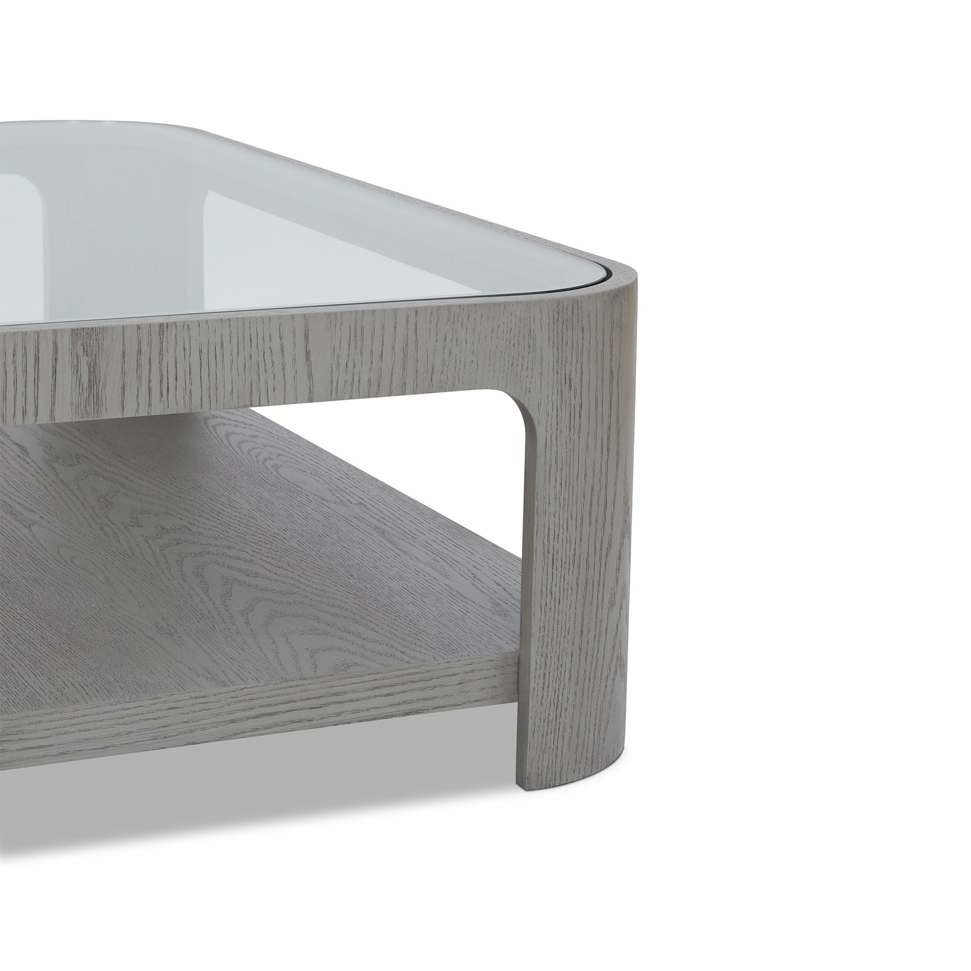 Espiga Silver Black & Glass Coffee Table by Liang & Eimil