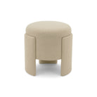 Capela Sand Fabric Stool by Liang & Eimil