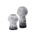 Lynton I Small Black and White Gradient Vase by Liang & Eimil