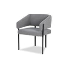 Tatler Boucle Grey Fabric Dining Chair by Liang & Eimil