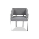 Tatler Boucle Grey Fabric Dining Chair by Liang & Eimil