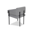 Tatler Boucle Grey Fabric Dining Chair by Liang & Eimil