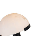 Holmes Table Lamp Matt Black Base & Marble Shade by Liang & Eimil