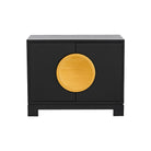 Hoxton Wenge Oak Wood & Gold Sideboard by Liang & Eimil