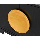 Hoxton Wenge Oak Wood & Gold Sideboard by Liang & Eimil