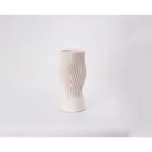 Imera White Ceramic Vase by Liang & Eimil