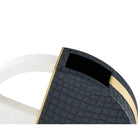 Kalahari Crocodile Leather & Brass Vase by Liang & Eimil