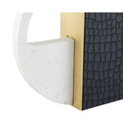 Kalahari Crocodile Leather & Brass Vase by Liang & Eimil