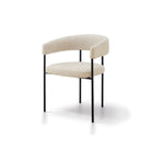Katania Lander Shade Linen Fabric Dining Chair by Liang & Eimil