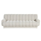 Keiron Boucle Sand Fabric Sofa by Liang & Eimil