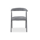 Kelly Dining Chair Speckle Grey Fabric Upholstery by Liang & Eimil