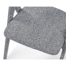 Kelly Dining Chair Speckle Grey Fabric Upholstery by Liang & Eimil