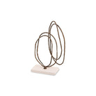 Kinetic Harmony Dark Bronze & Beige Sculpture by Liang & Eimil