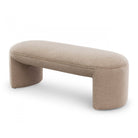 Kramer Alpaca Taupe Fabric Bench Seat by Liang & Eimil